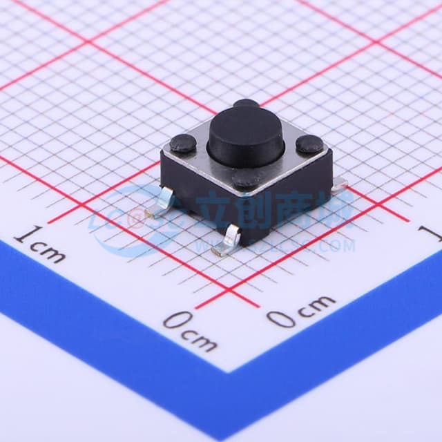 6*6*4.3mm 立贴 轻触开关实物图