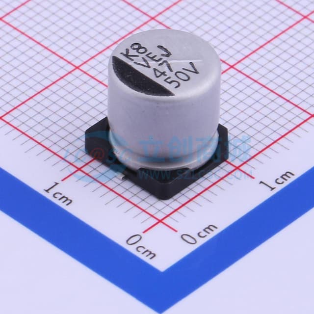 47uF ±20% 50V实物图