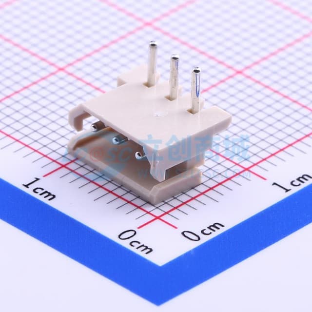 1x3P 间距:2.5mm 弯插 系列:Mini-SPOX(5264) 【插件】实物图