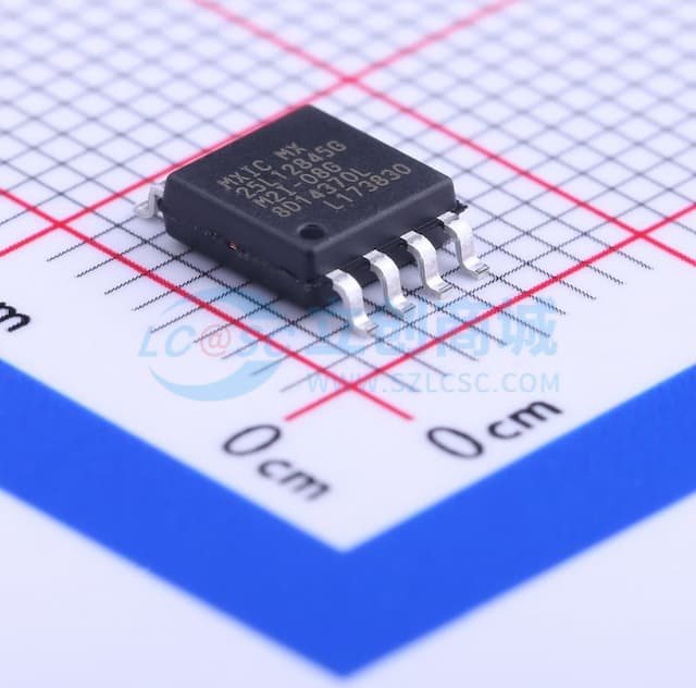 3V、128Mbit CMOS MXSMIO（串行多I/O）闪存实物图