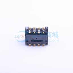 4位 2.54mm 琴键式拨码开关 侧拨缩略图
