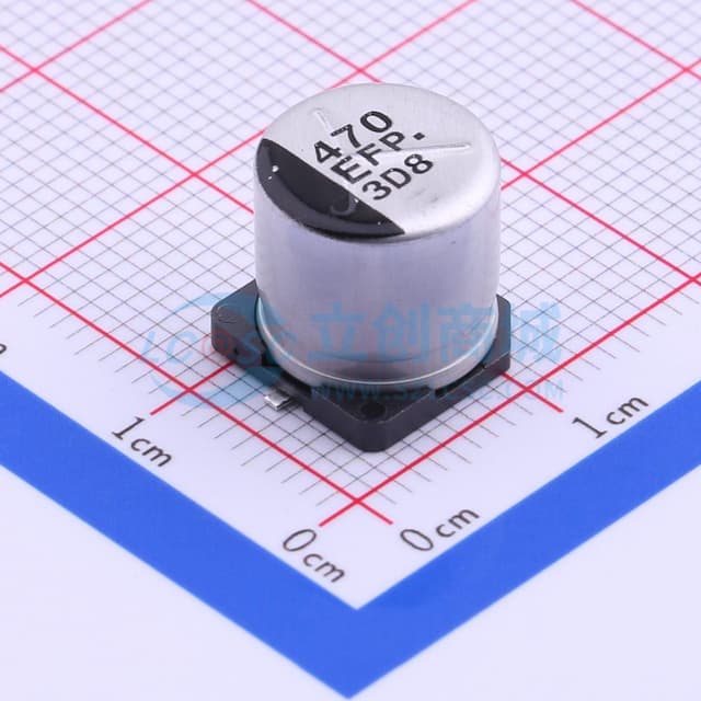 470uF ±20% 25V实物图
