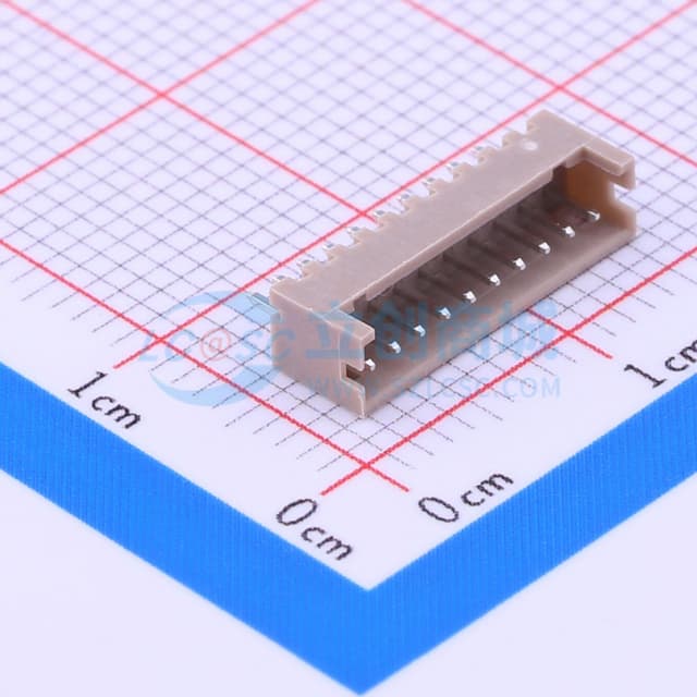间距:1.25mm 1x10P【插件】实物图