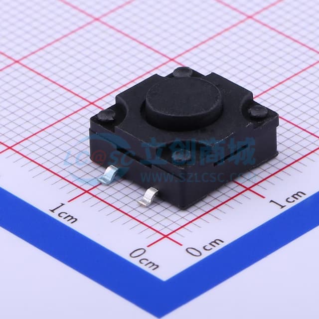 12*12*6.5mm 立贴 轻触开关实物图