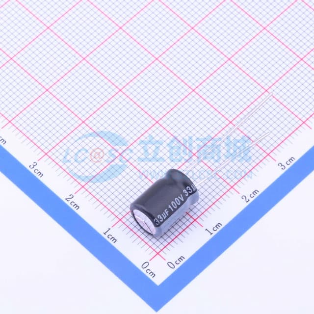 33uF ±20% 100V 【插件】实物图