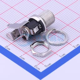 三件套 DC电源插座 内径:2mm 外径:5.7mm【插件】缩略图