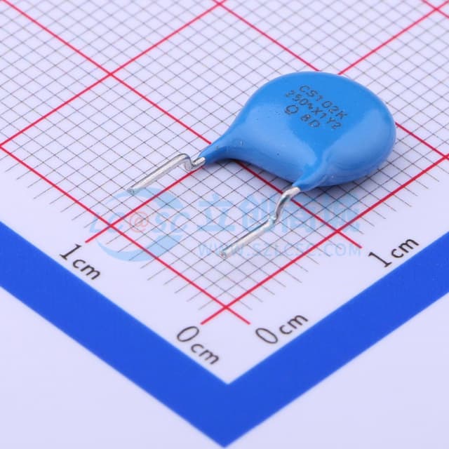 等级:X1,Y2 1nF ±10% 250V 【安规】实物图