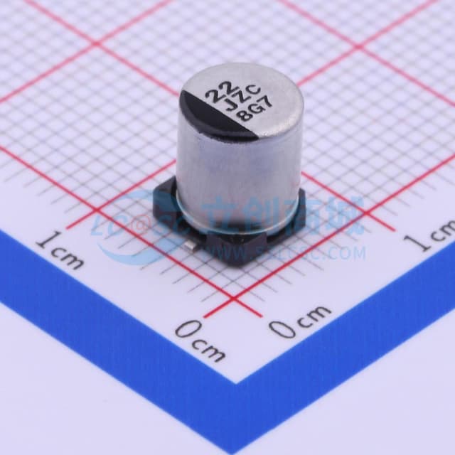 22uF ±20% 63V实物图
