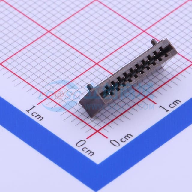 1x10P 间距:1.25mm 卧贴实物图