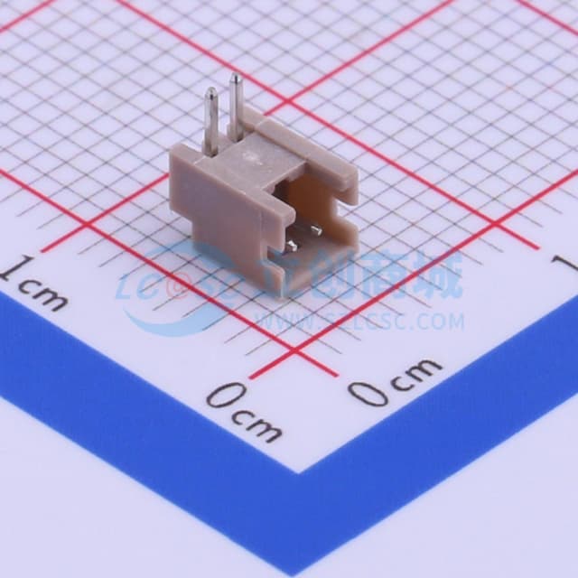 1x2P 间距:1.25mm 弯插 【插件】实物图