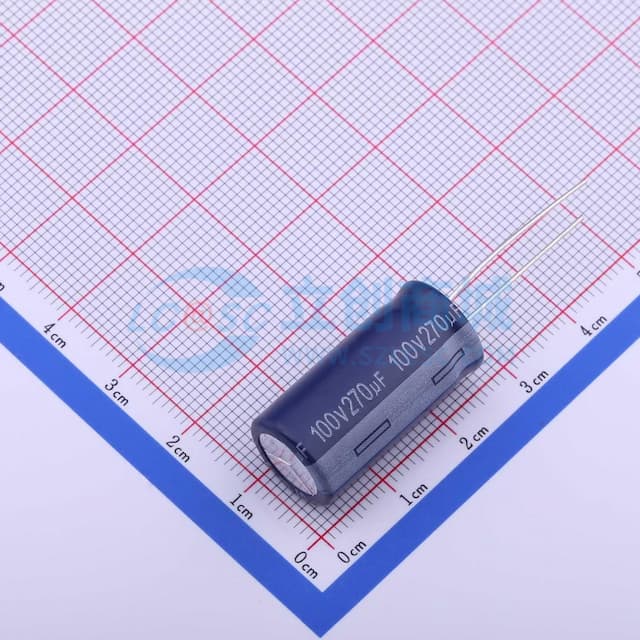 270uF ±20% 100V 【插件】实物图