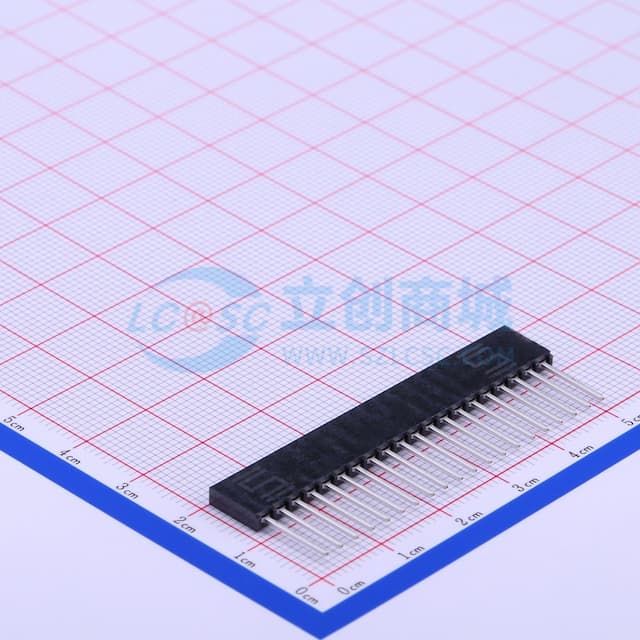 1x20P 间距:2.54mm 直插 【排针】实物图