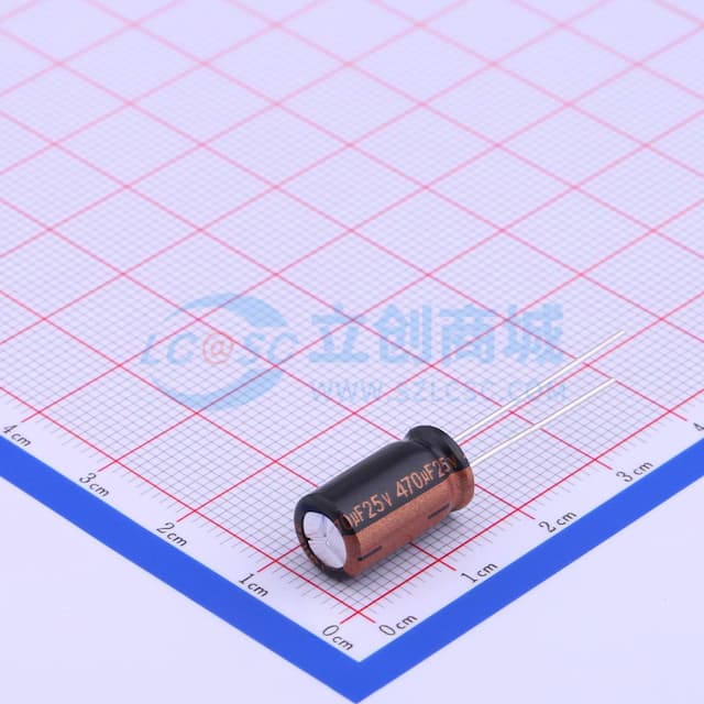 470uF ±20% 25V 【插件】实物图