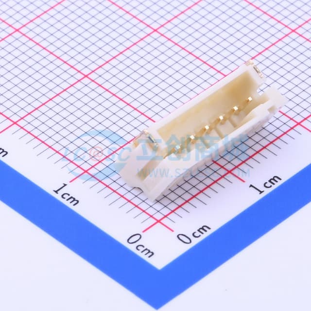 系列:PH 间距:2mm 1x6P实物图
