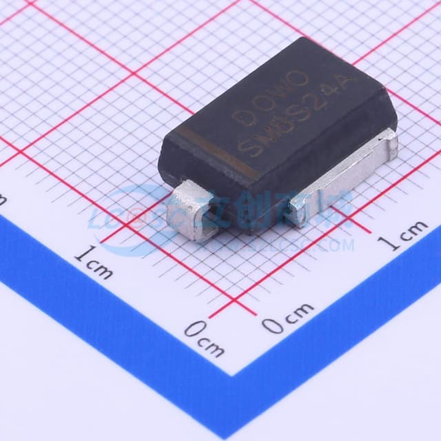 单向TVS 24V截止 峰值脉冲电流：170A实物图