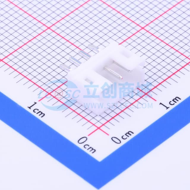 白色 系列:PH 间距:2mm 1x4P【插件】实物图