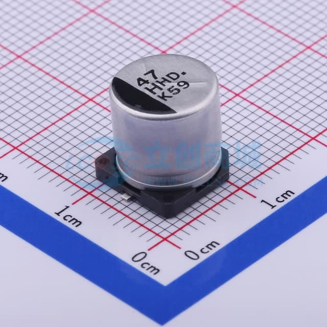 47uF ±20% 50V实物图