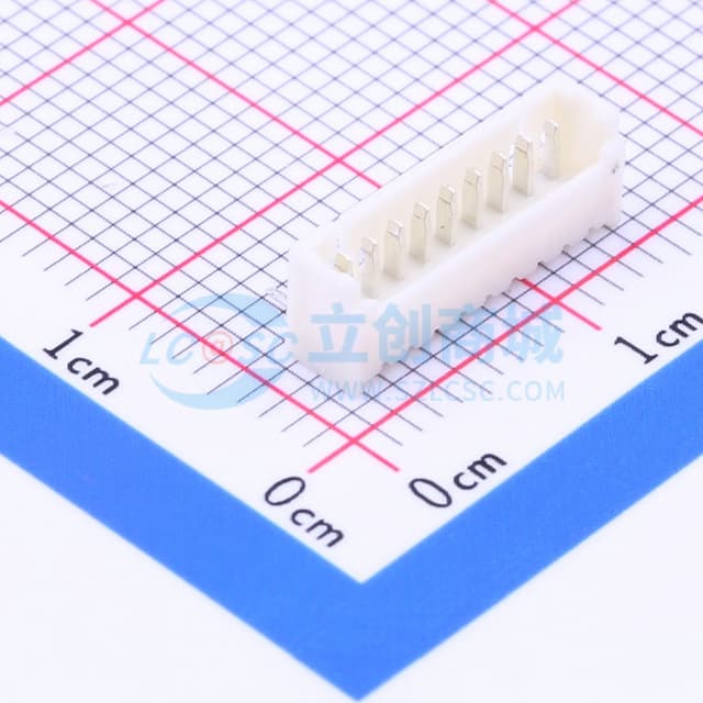 1x9P 间距:1.25mm 弯插 【插件】实物图