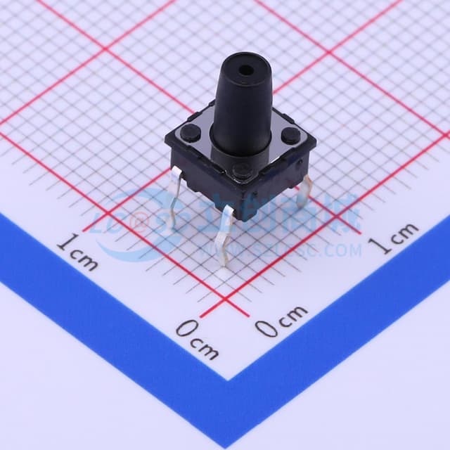 6.6*6.6*9.5mm 直插 轻触开关 【轻触】实物图