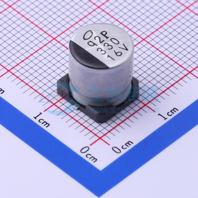 330uF ±20% 16V实物图
