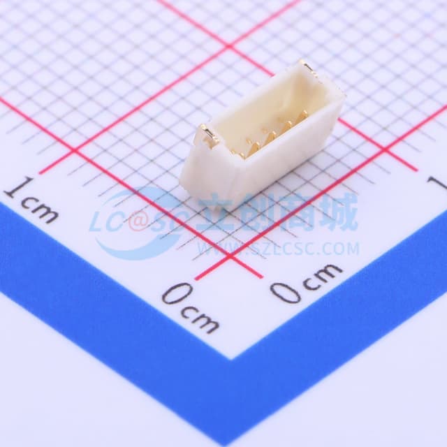 间距:1mm 1x5P实物图