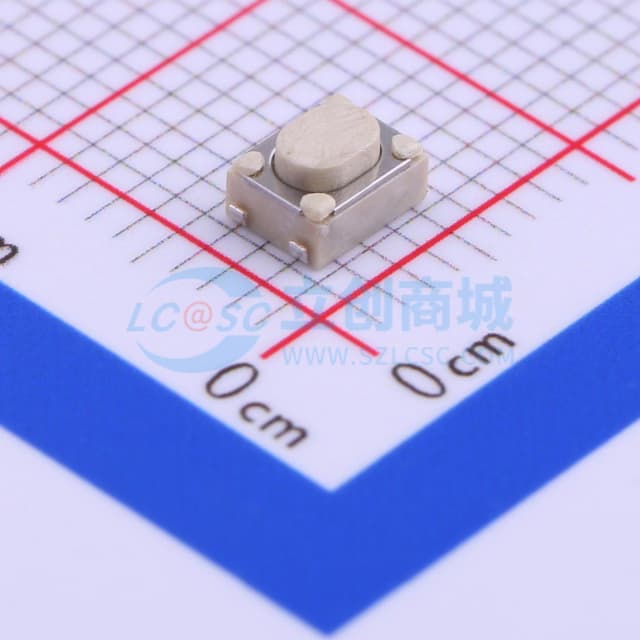 4.2x3.3x2.5mm 电子烟 立贴 轻触开关实物图