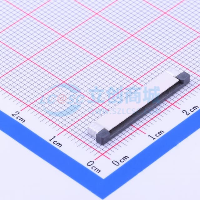 间距:0.5mm P数:40P 抽屉式 上接实物图