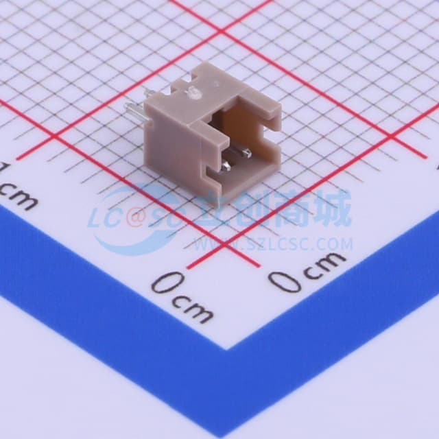 间距:1.25mm 1x2P【插件】实物图