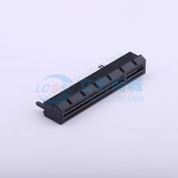 黑色 PCIE3.0 DIP连接器 带双定位柱 卡边缘插座 2.3mm引脚长,PA46【“金】缩略图