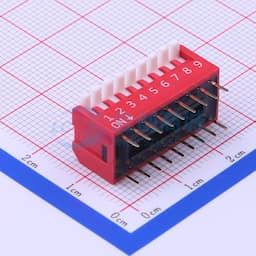 间距2.54mm 琴键 9位拨码开关 【拨码】缩略图