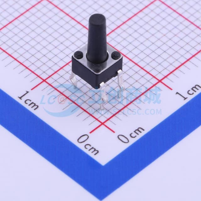 4.5*4.5*9mm 直插 轻触开关 【轻触】实物图