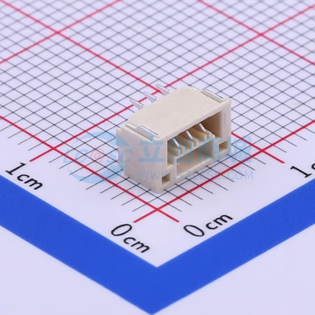 1x3P 间距:1.25mm 卧贴 系列:GH实物图