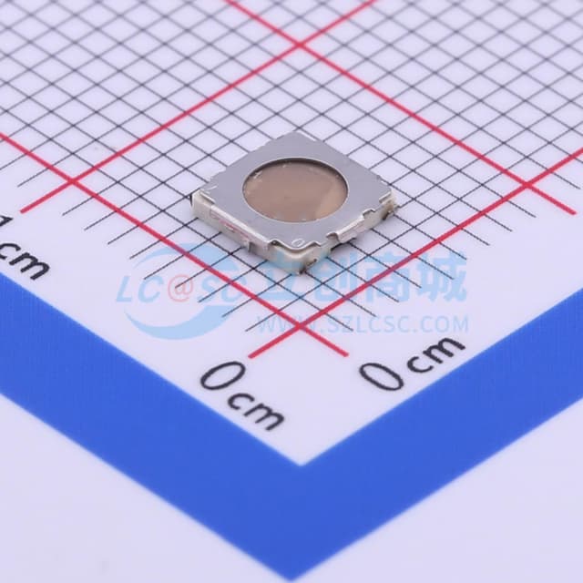 4.9*4.9*0.8mm 立贴 轻触开关实物图
