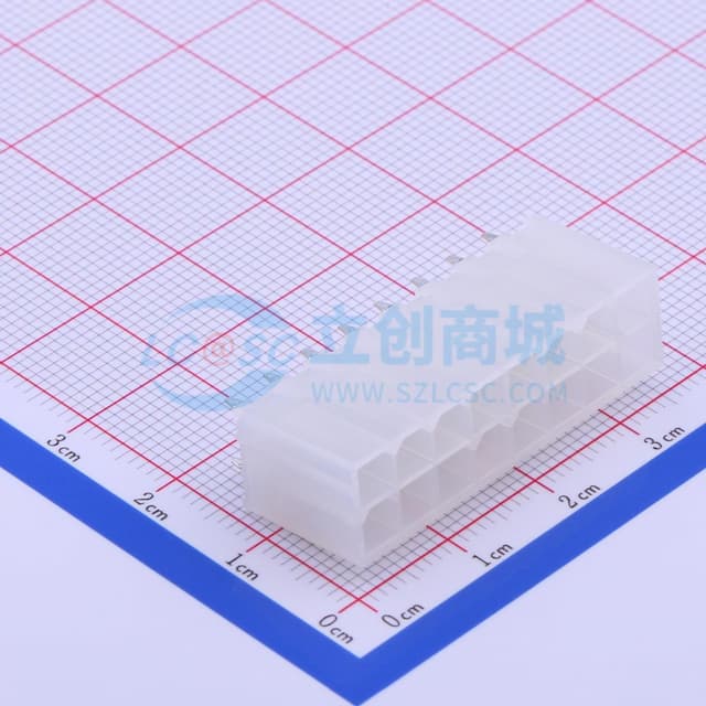 2x8P 间距:4.2mm 直插 【插件】实物图