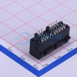 黑色 PCIE3.0 DIP连接器 带双定位柱 卡边缘插座 2.3mm引脚长,PA46【“金】缩略图