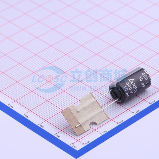 10uF ±20% 400V 【引线】实物图