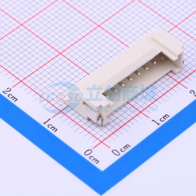 1x9P 间距:2mm 卧贴 系列:PH实物图