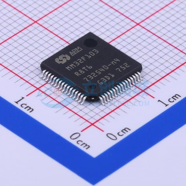 MM32F103R8T6实物图