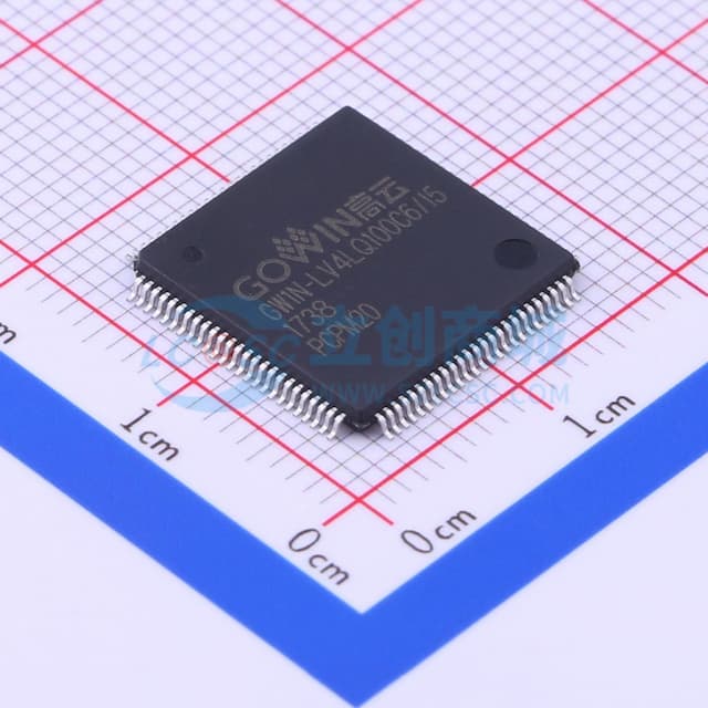 GW1N-LV4LQ100C6/I5实物图