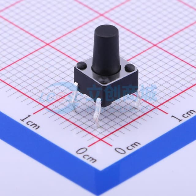6*6*9mm 直插 轻触开关 【轻触】实物图