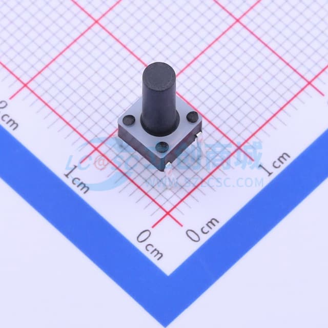 6*6*12.5mm 直插 轻触开关 【轻触】实物图