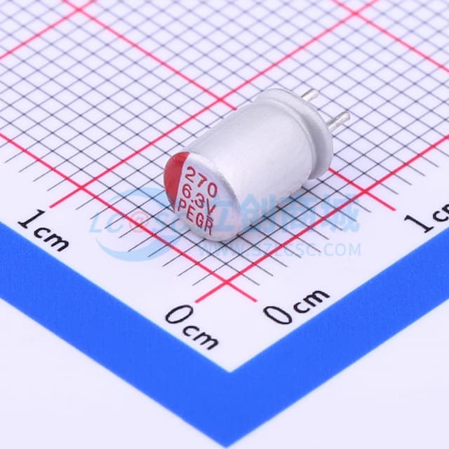270uF ±20% 6.3V 【引线】实物图