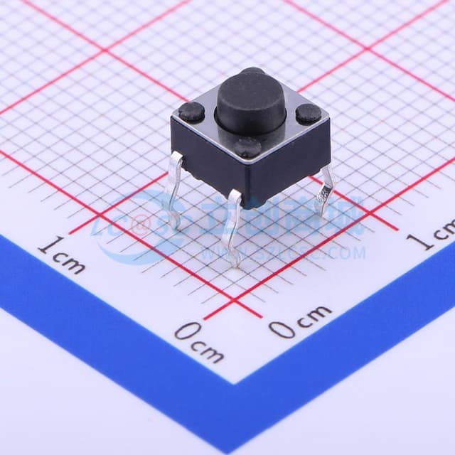 6*6*5mm 直插 轻触开关 【轻触】实物图