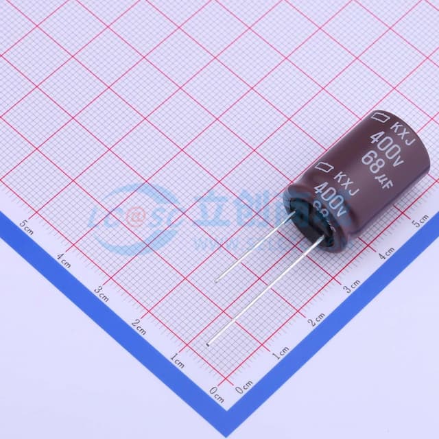 68uF ±20% 400V 【插件】实物图