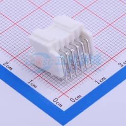 2x6P 间距:2mm 弯插 系列:PAD 【插件】缩略图