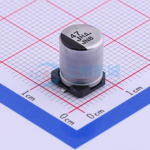 47uF ±20% 63V实物图