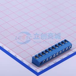 1x10P 5mm 直插 排数:1 每排P数:10 【螺钉】缩略图