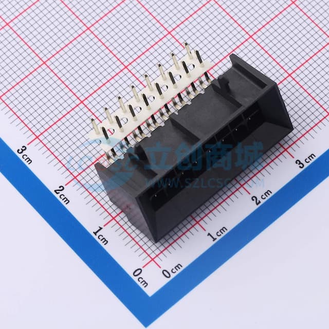 2x8P 间距:3mm 弯插 系列:Micro-Fit(MX 3.0)实物图