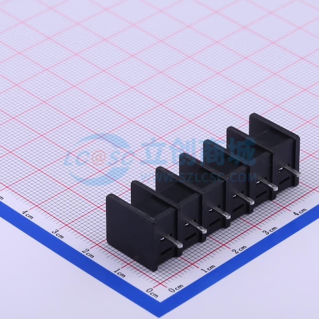 7.62mm 1x6P 每排P数:6 排数:1 直针 中脚【栅栏】实物图