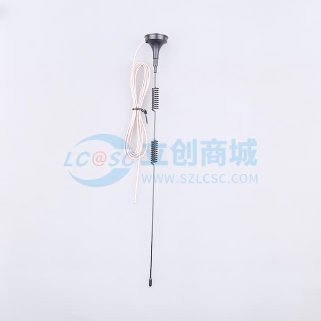 4G外置吸盘弹簧天线(双弹簧)高增益10DB,RG178线材L=3M,IPEX接头实物图